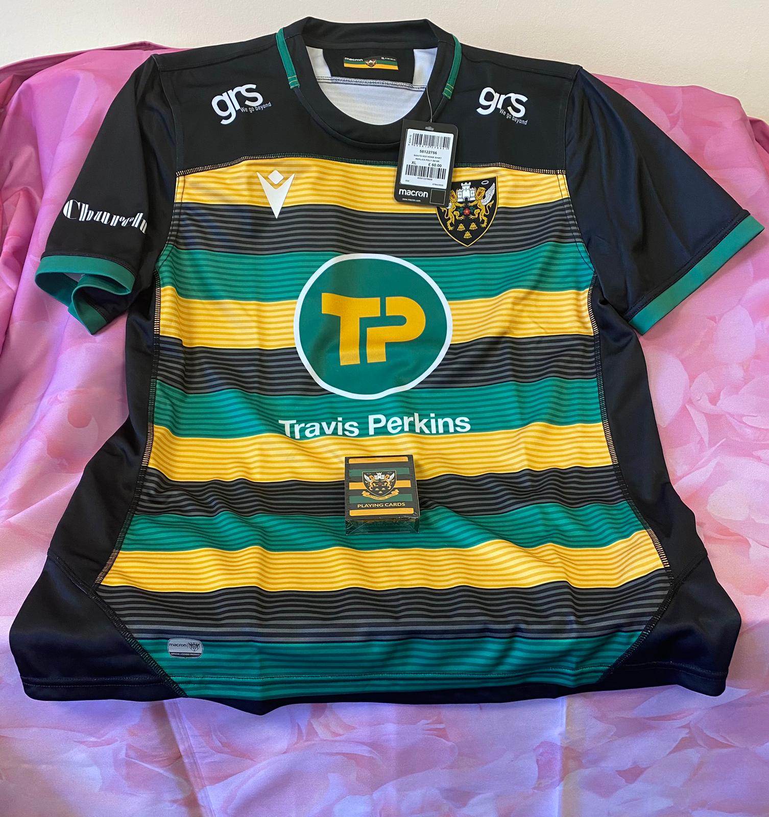 Macron Northampton Saints Away Jersey 2020/21 : : Fashion